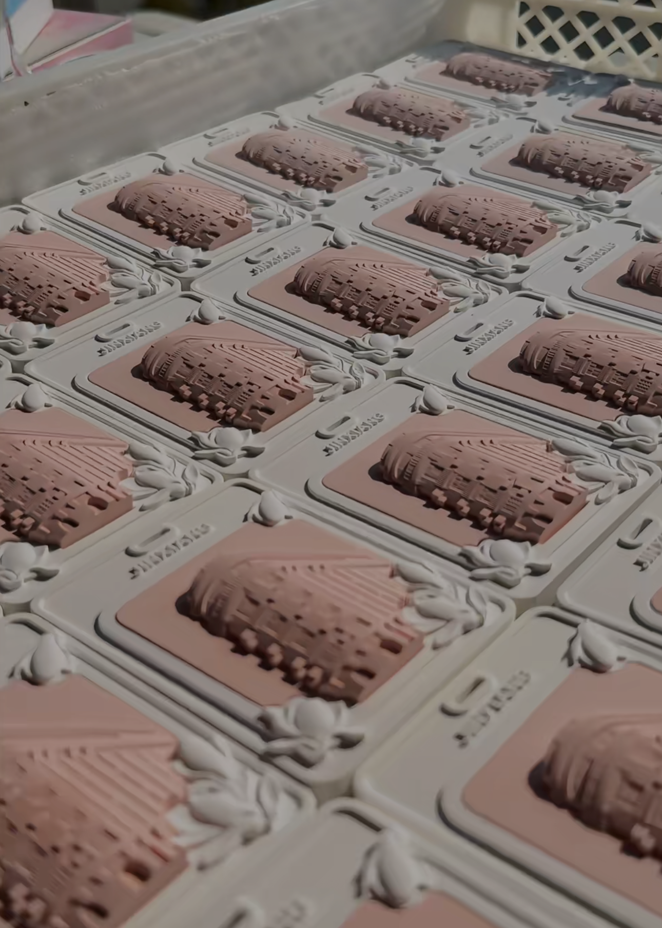 Custom souvenir samples in production